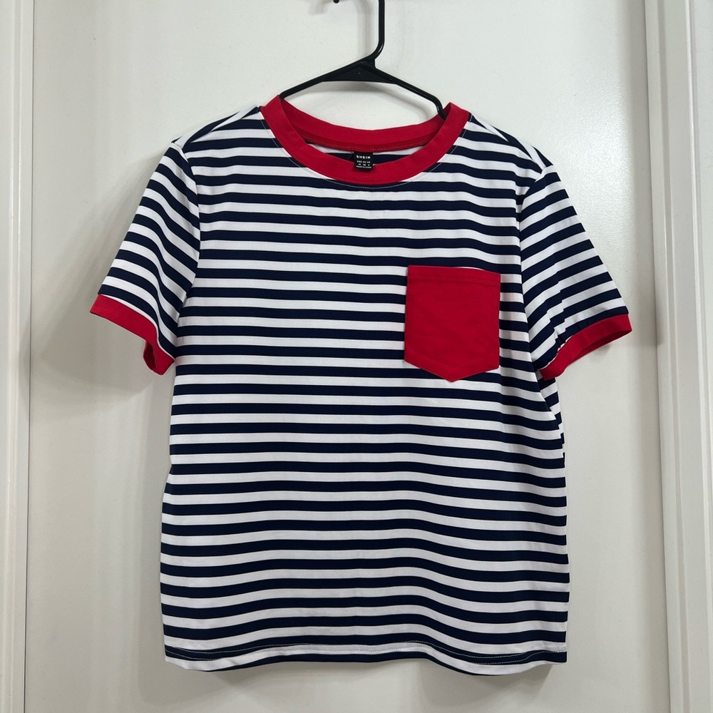Shein striped t shirt